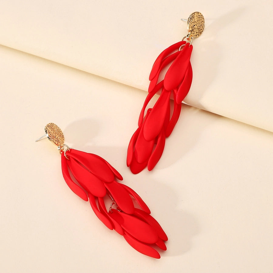 petal earrings