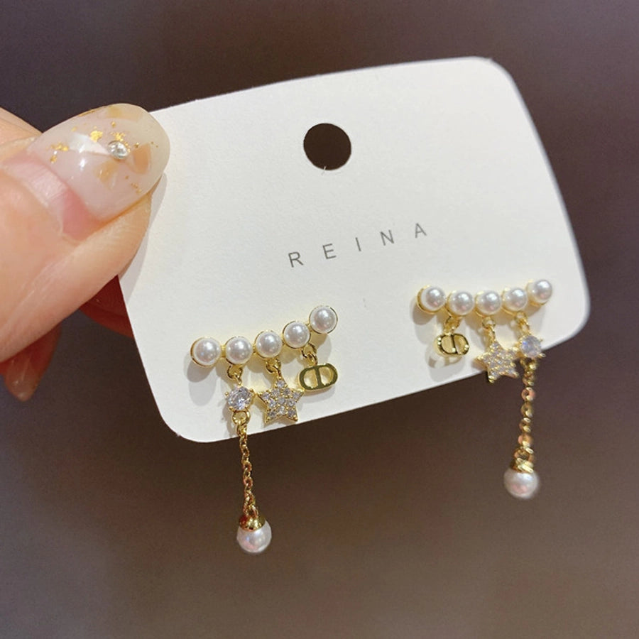 elegant flower earrings