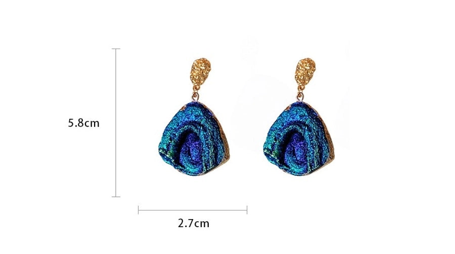 retro oval resin