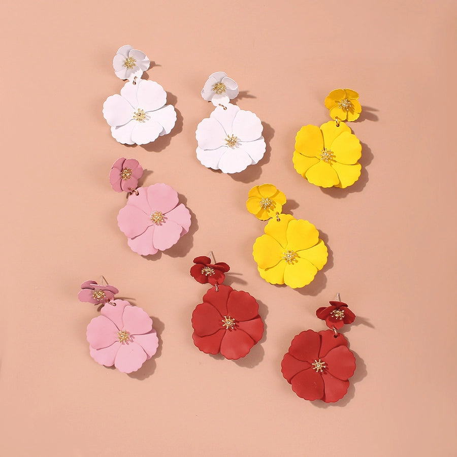 forest flower earrings