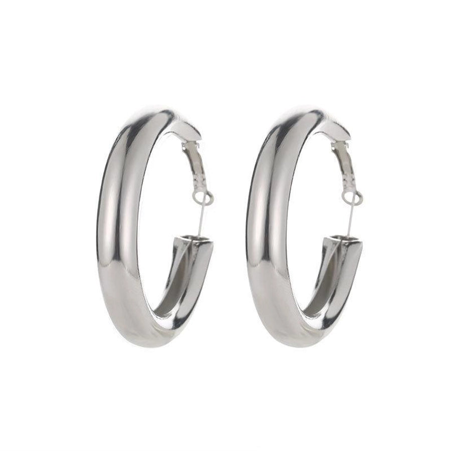 Geometric Plating Metal No Inlaid Drop Earrings