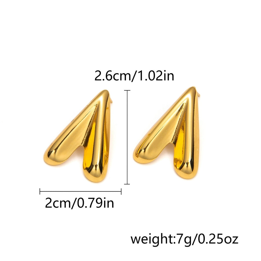 Oval Heart Stainless Steel