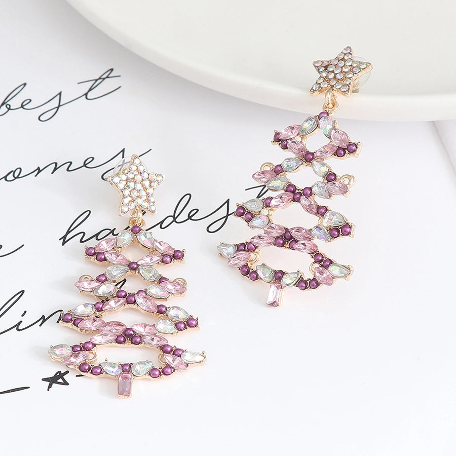christmas tree earrings