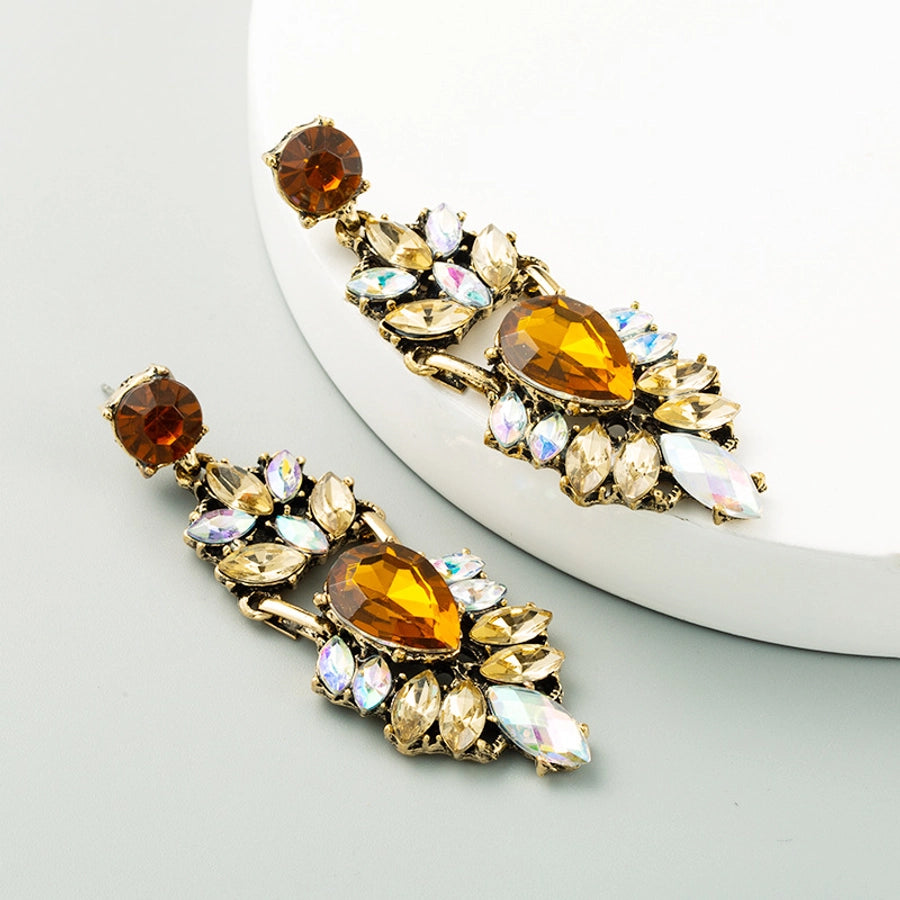 exaggerated long earrings