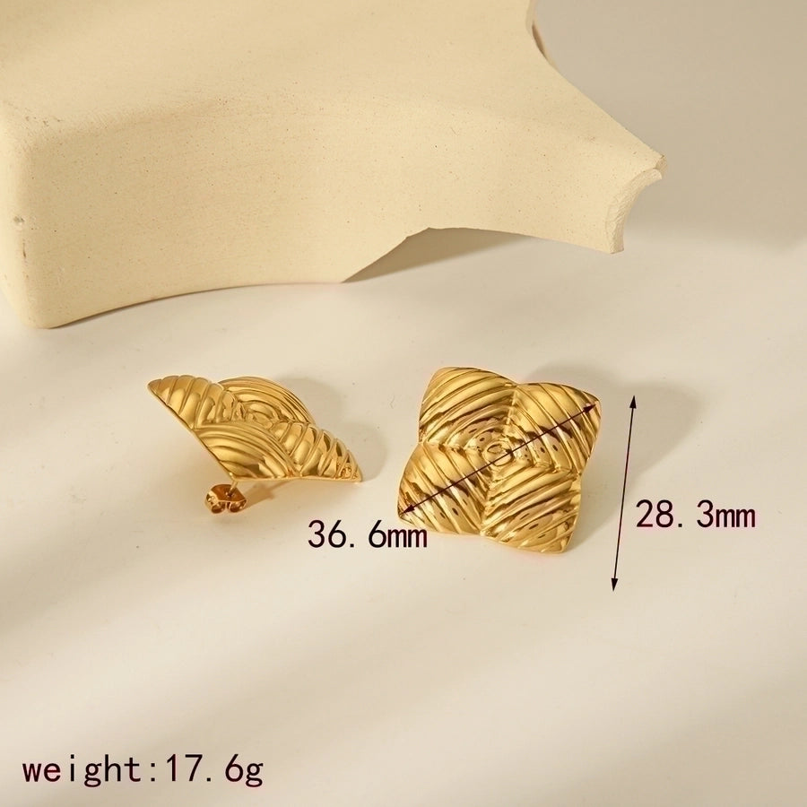 Stainless Steel Style Triangle