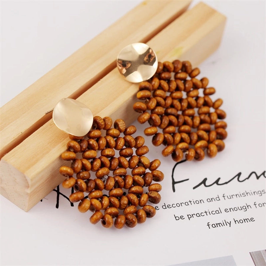 retro geometric wood