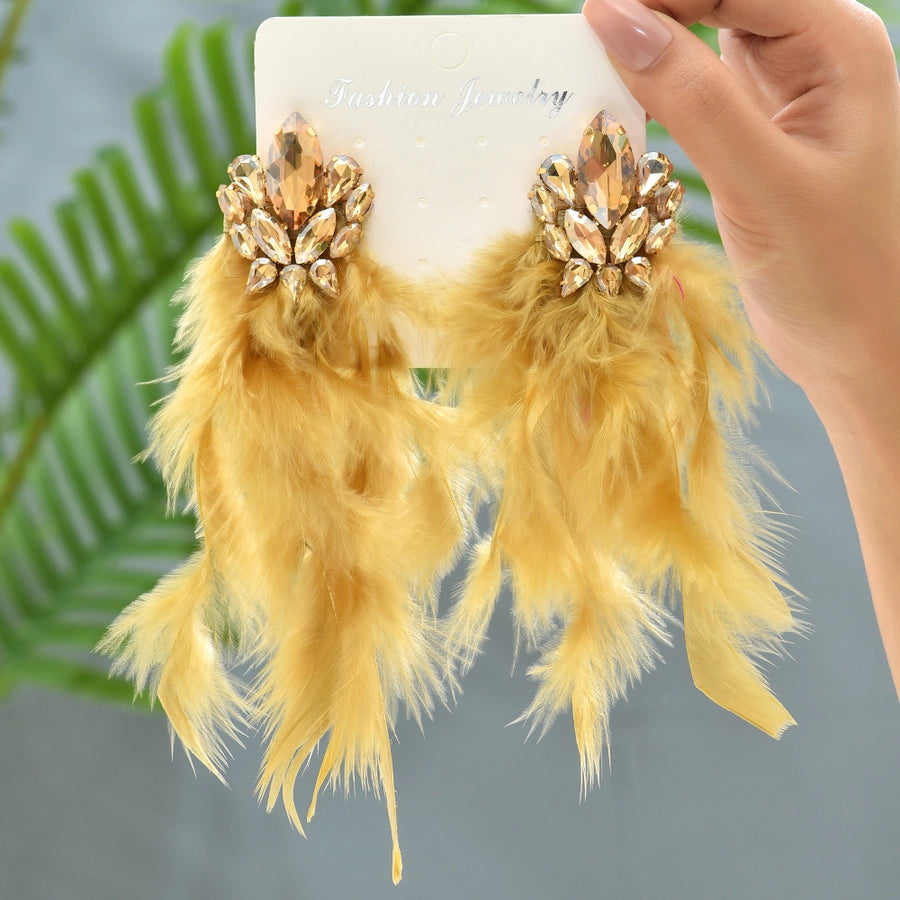 glam artificial feather