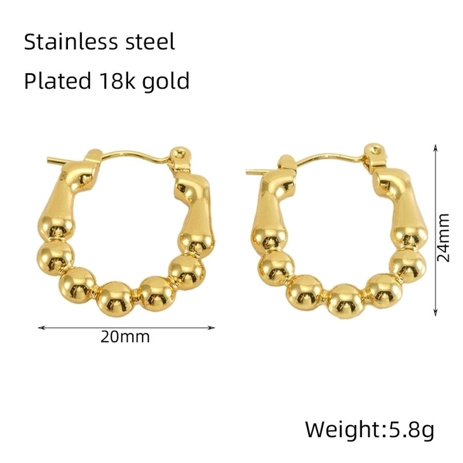 Stainless Steel Hoop Earrings