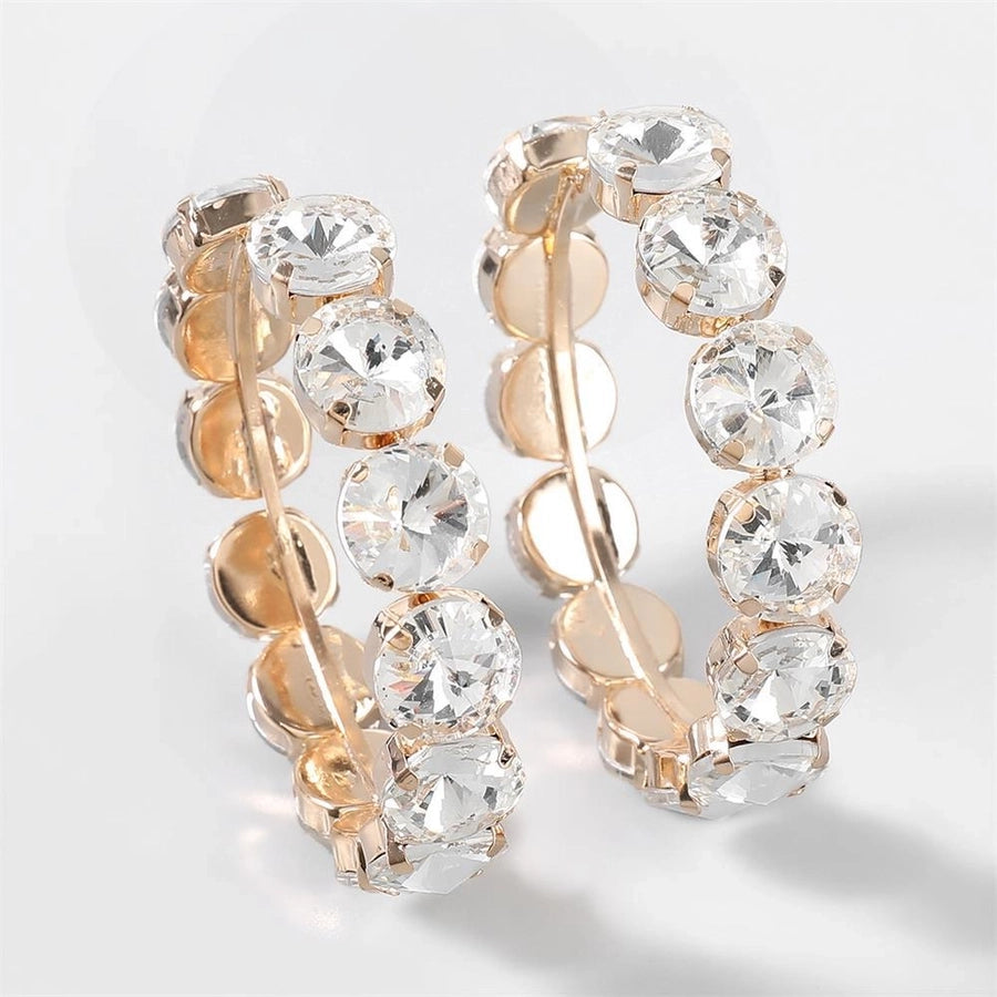 metal hoop earrings