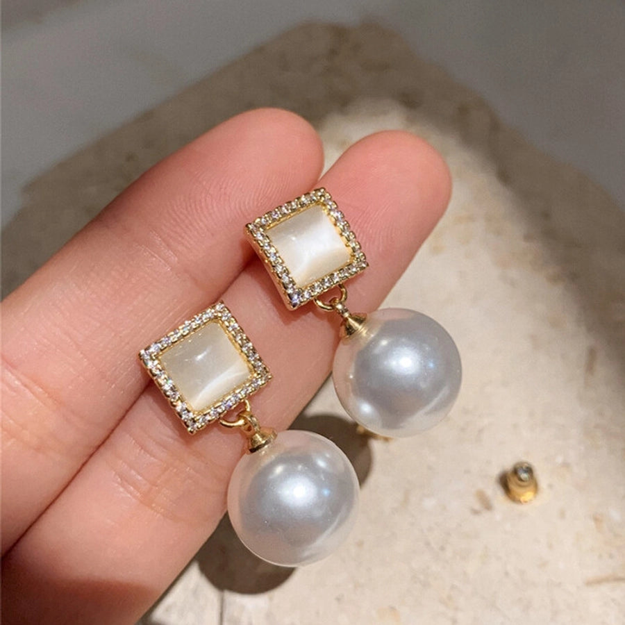 elegant flower earrings