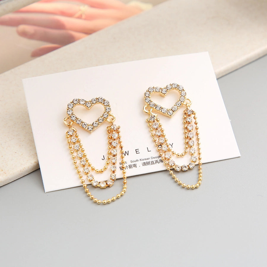 shiny heart shape alloy