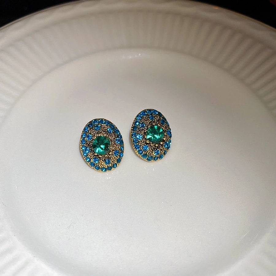 retro oval resin