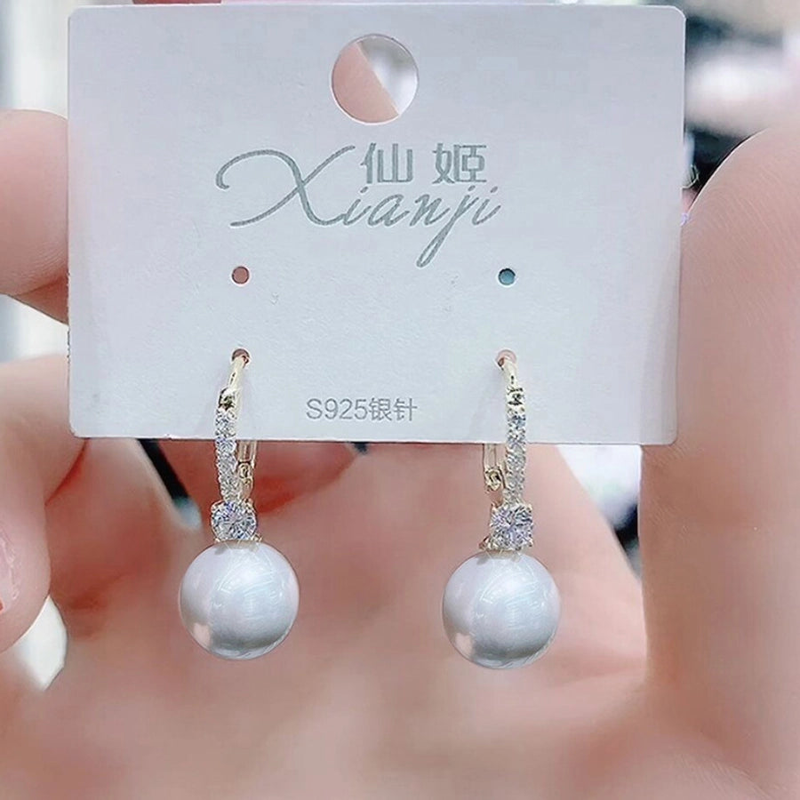 elegant flower earrings