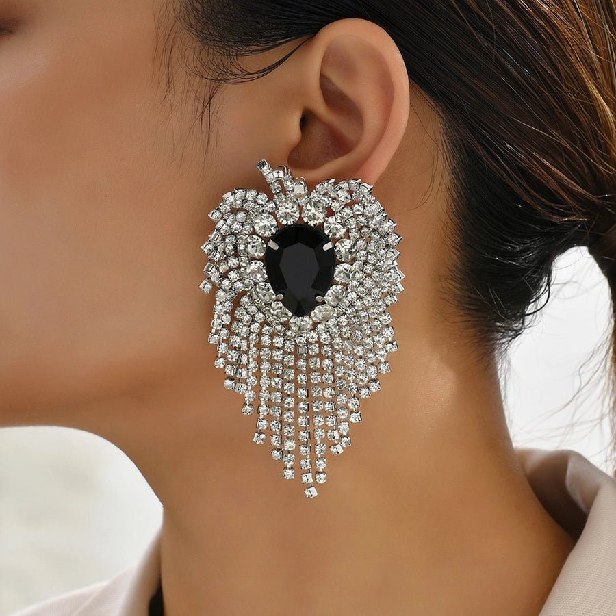 rhinestones earrings