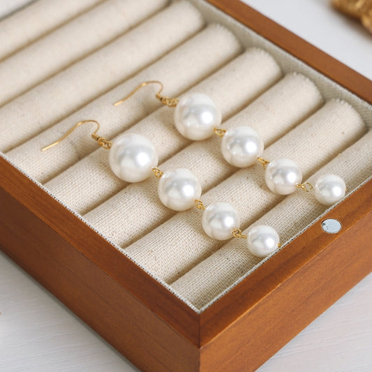beaded pearl titanium steel