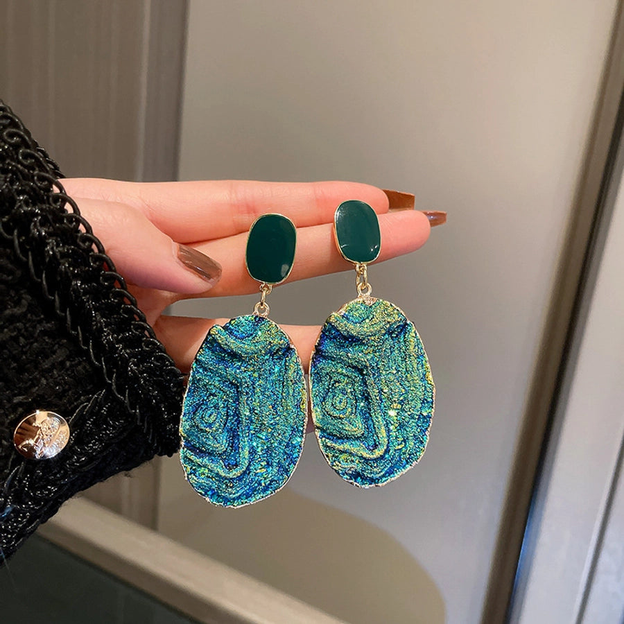 retro oval resin