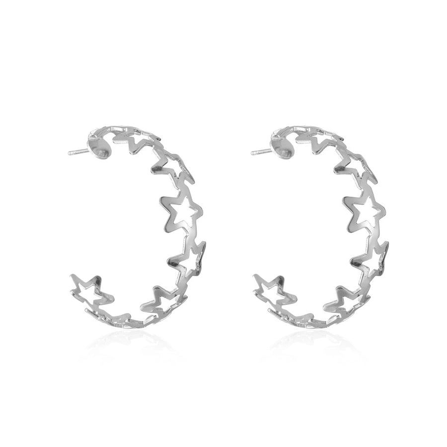 heart metal earrings