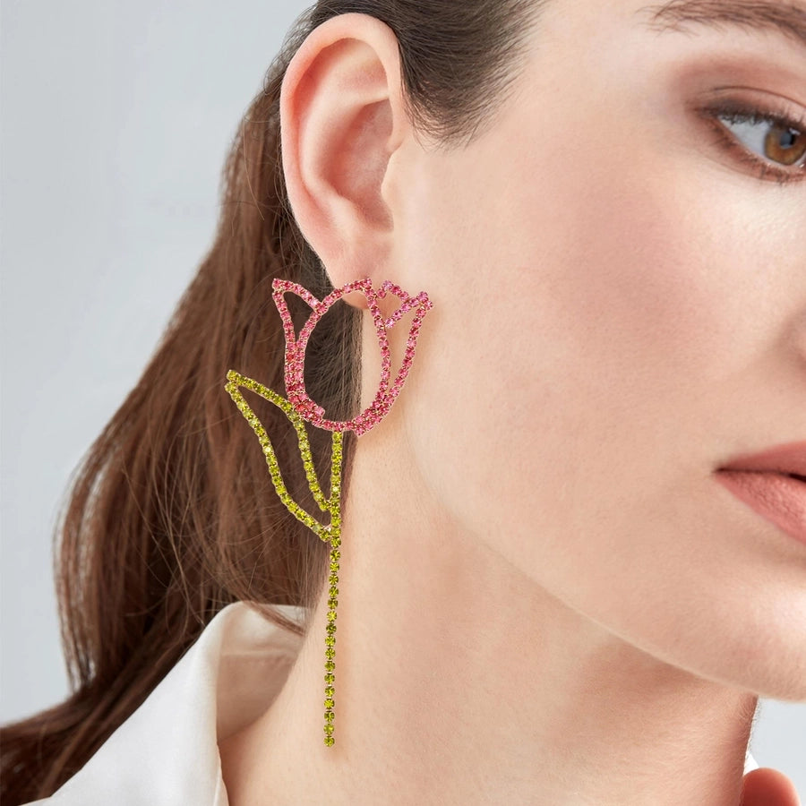 elegant flower ear