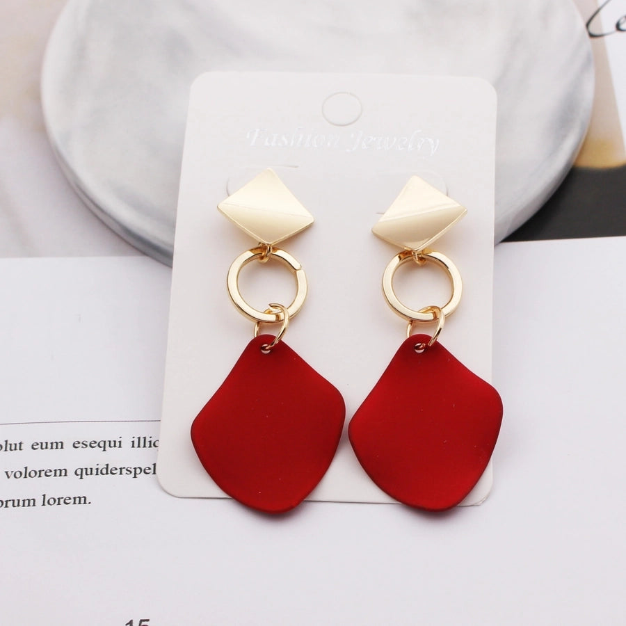 retro round square alloy