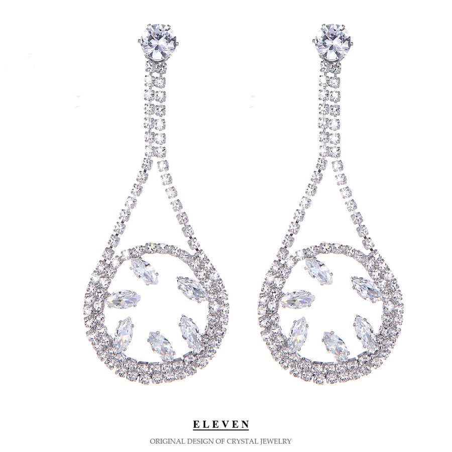 fashion rhinestone earrings