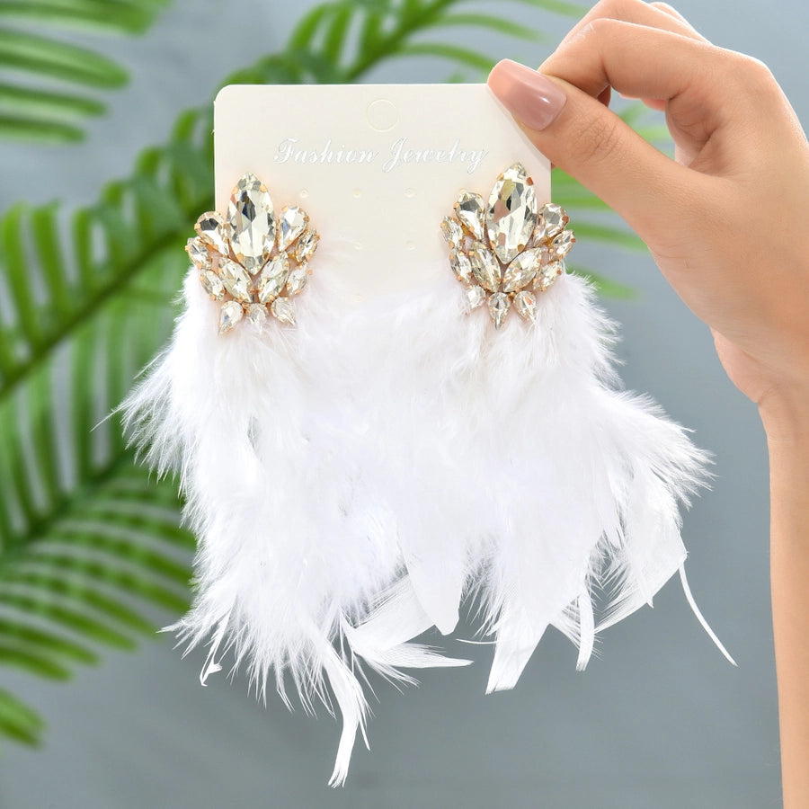glam artificial feather