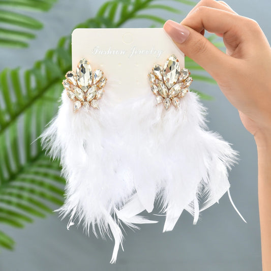 glam artificial feather