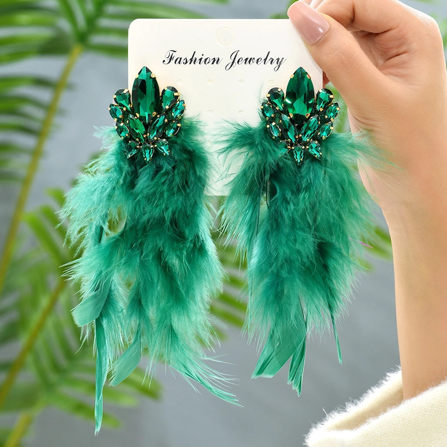 glam artificial feather