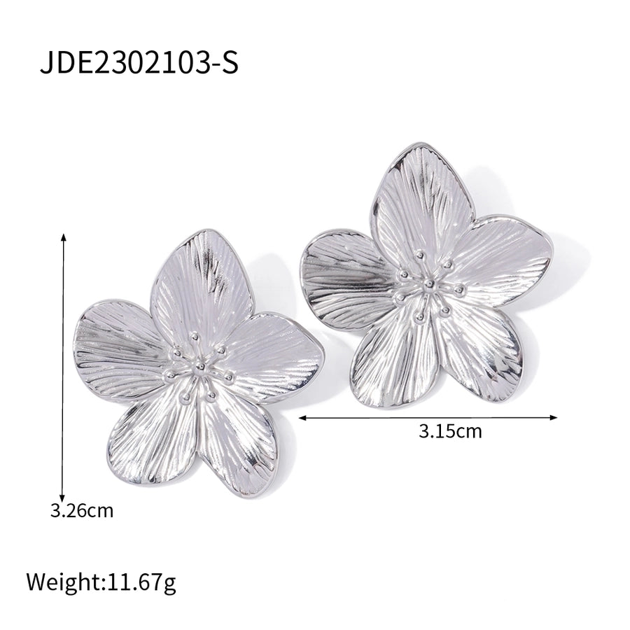 Butterfly Stainless Steel Turquoise Rings Earrings