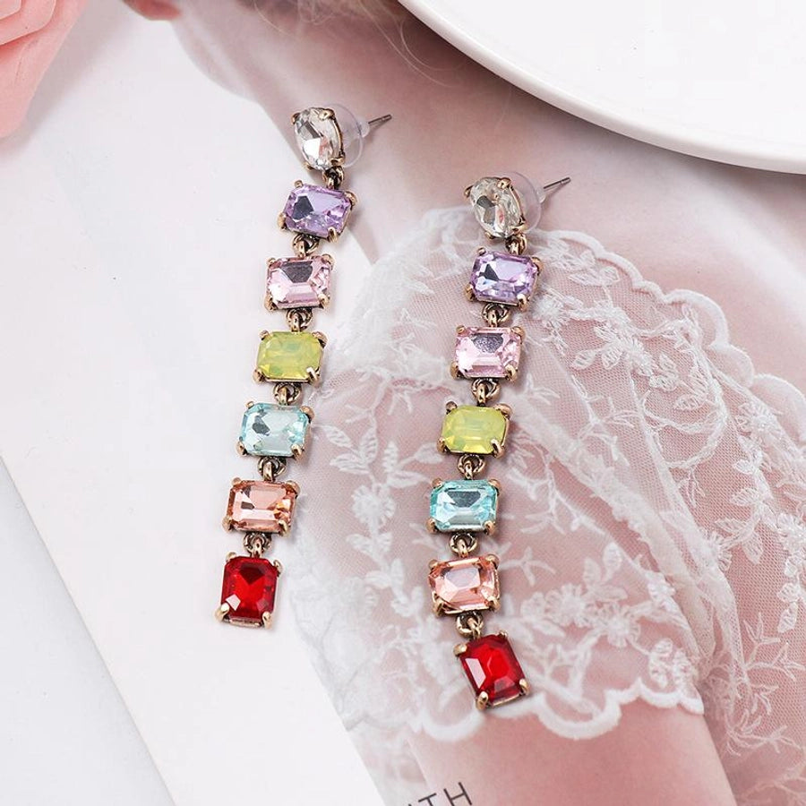 geometric diamond ear