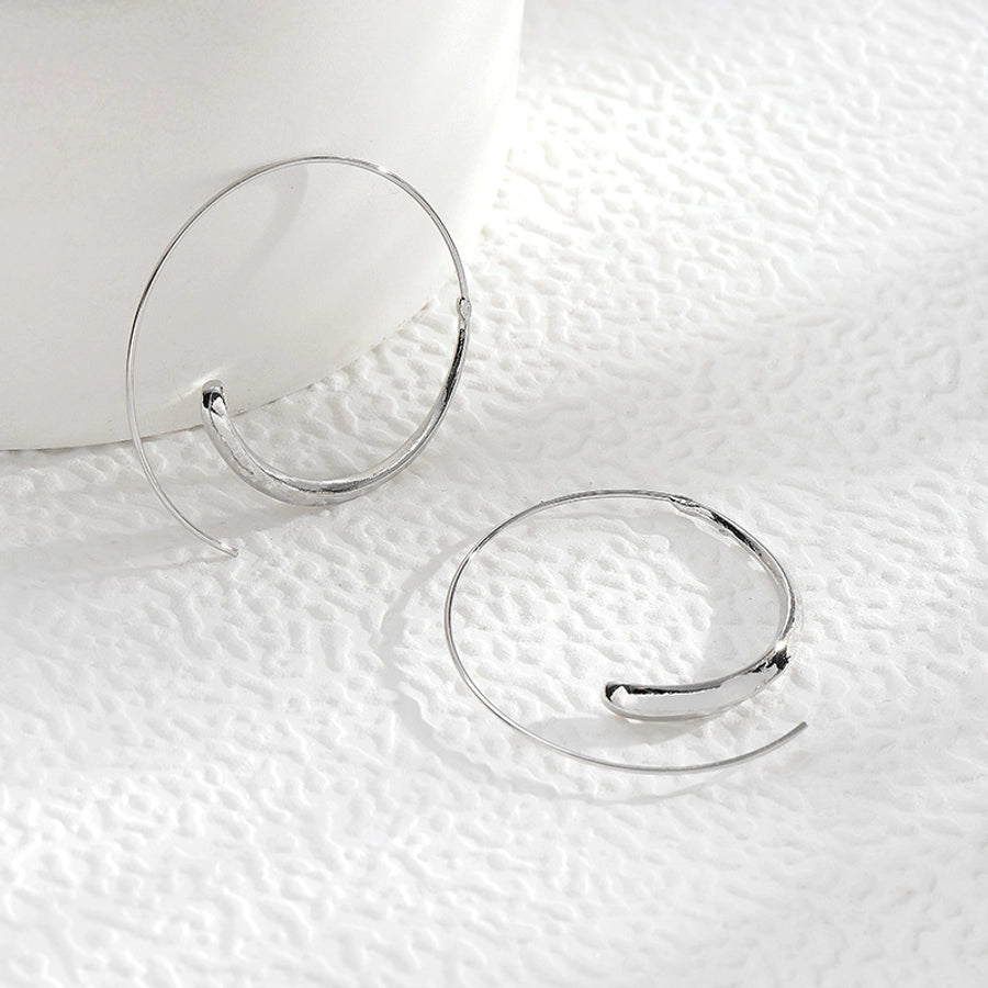 hoop earrings