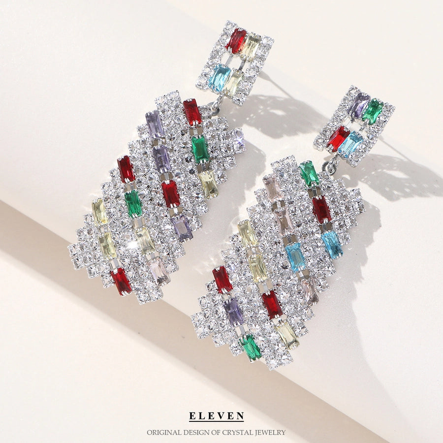 fashion rhinestone earrings