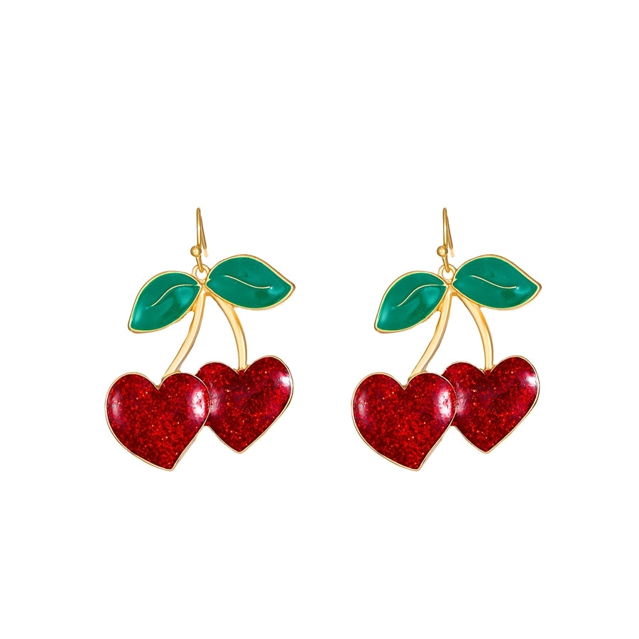 new cherry earrings
