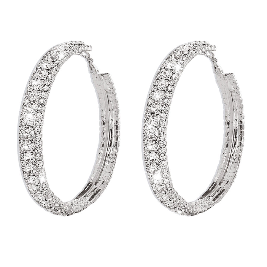Alloy Hoop Earrings