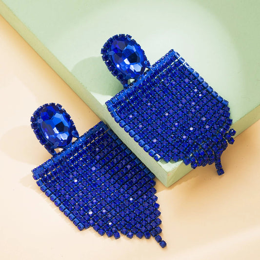 long diamond earrings