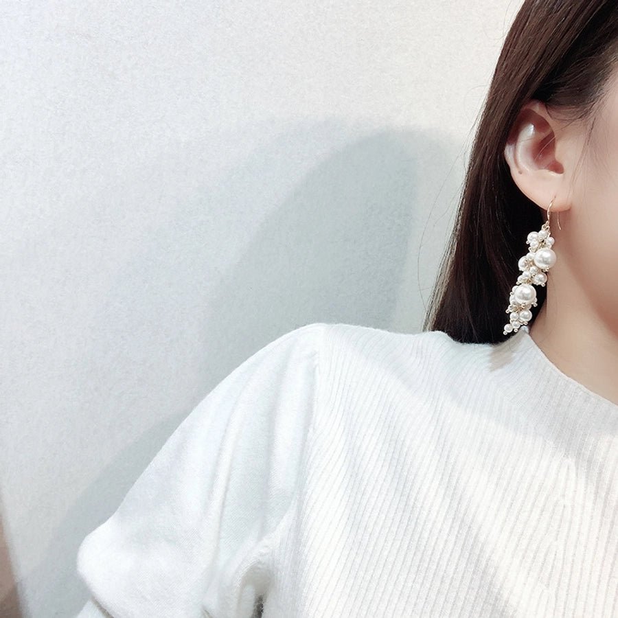 vintage pearl earrings