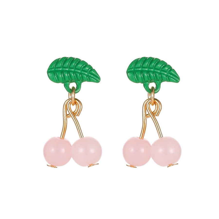 new cherry earrings