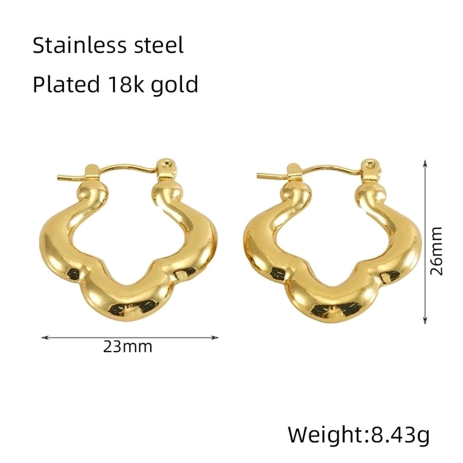 Stainless Steel Hoop Earrings