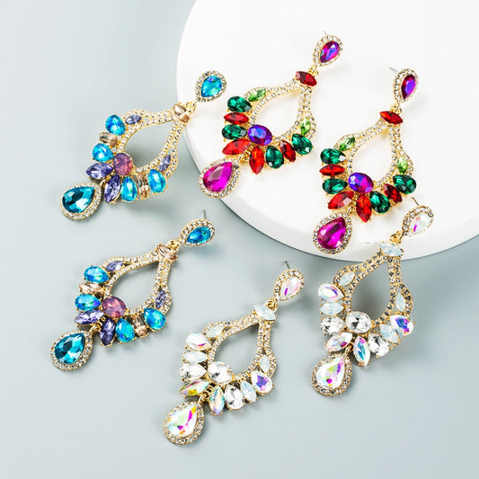 Diamond  Drop Earrings