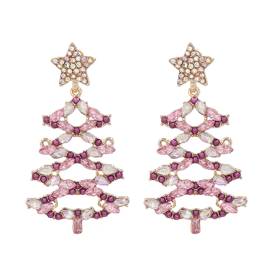 christmas tree earrings