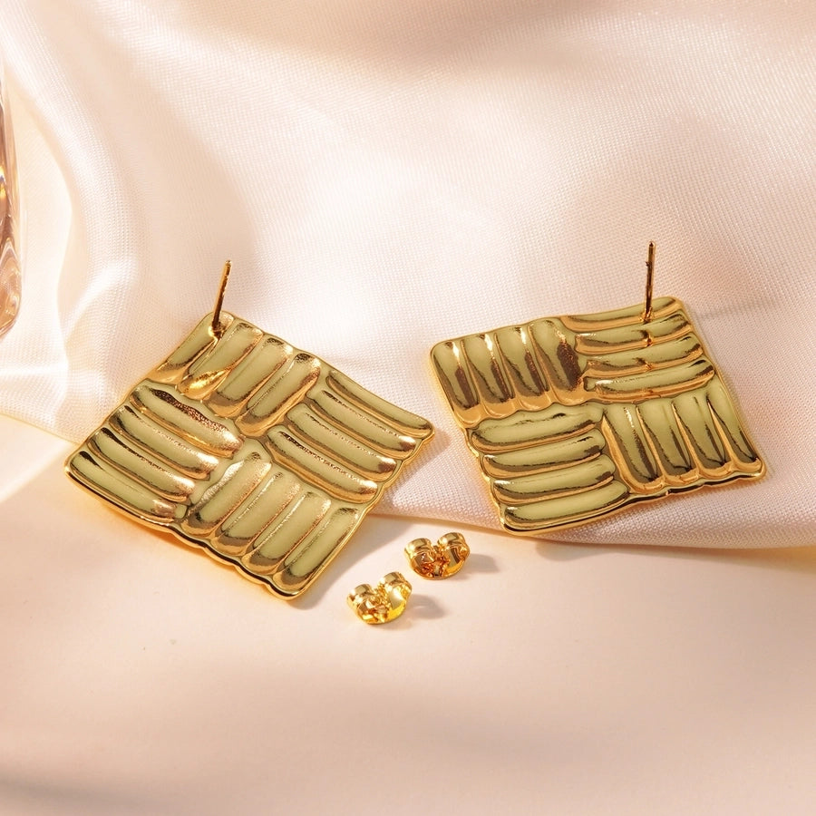 Stainless Steel Gold Studs