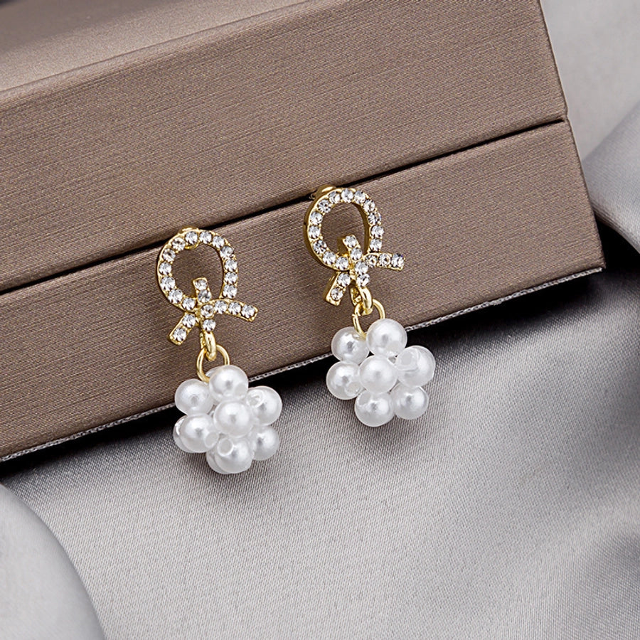 elegant flower earrings