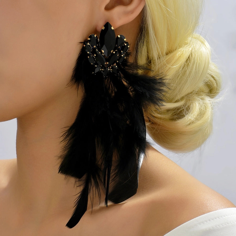 glam artificial feather