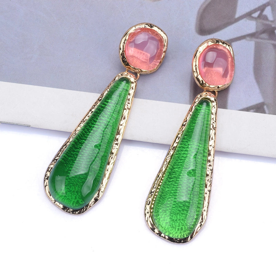 exaggerated drop earrings