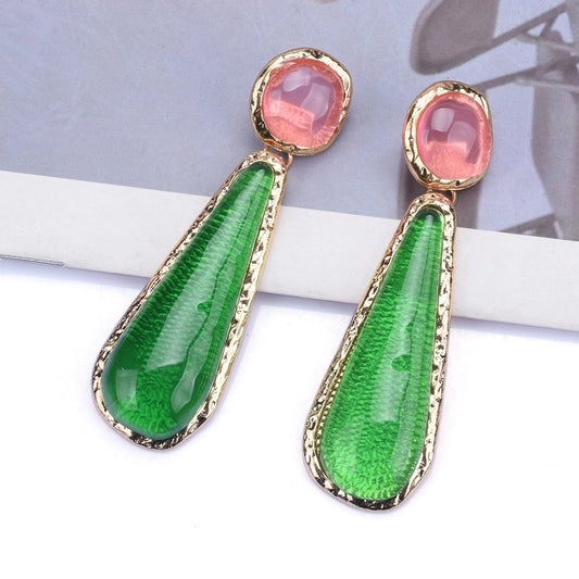 exaggerated drop earrings