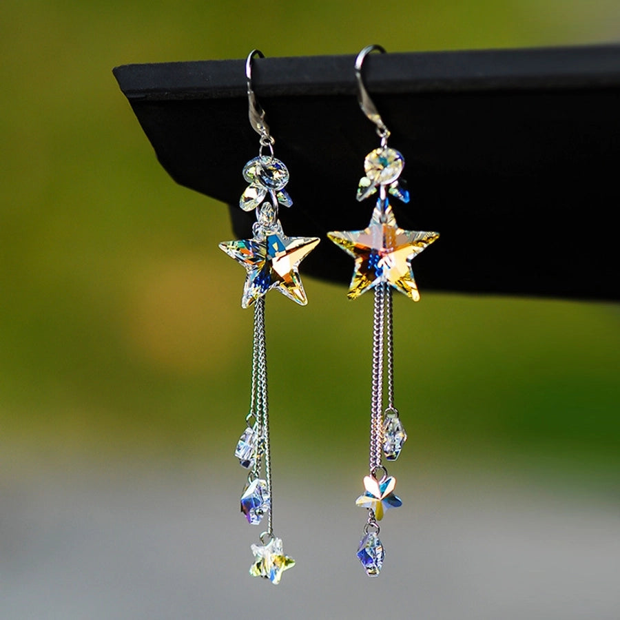 star plating earrings