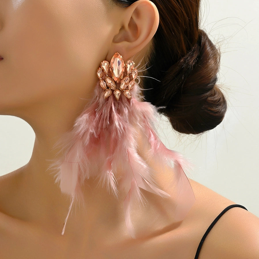 glam artificial feather