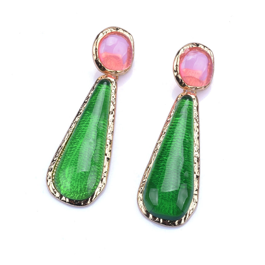exaggerated drop earrings
