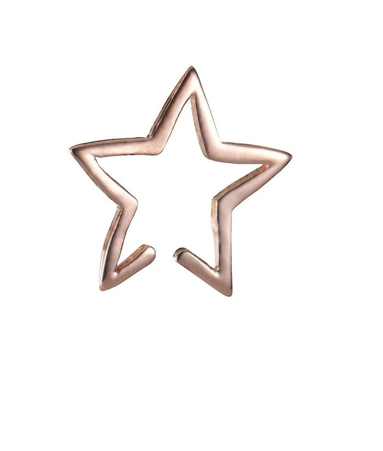 Retro Geometric Plating Alloy No Inlaid Clip Earrings