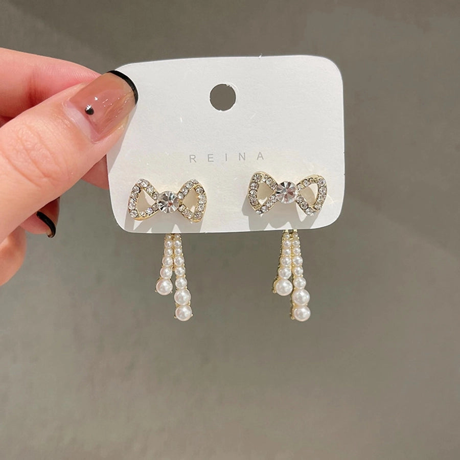 elegant flower earrings