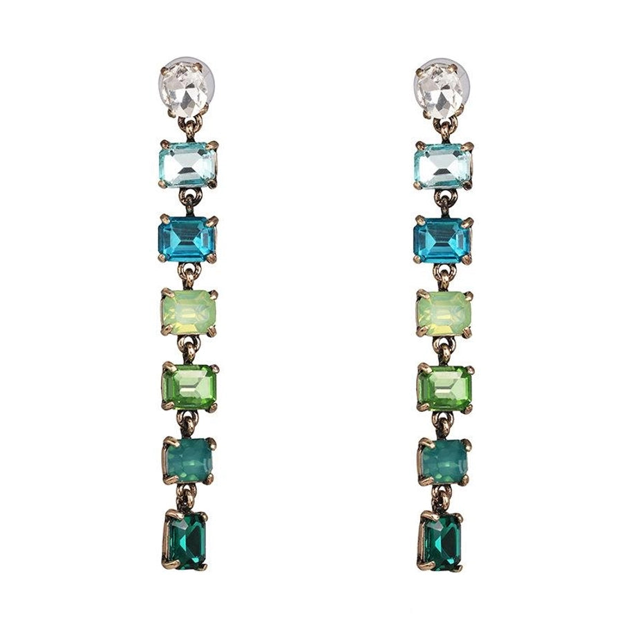 geometric diamond ear